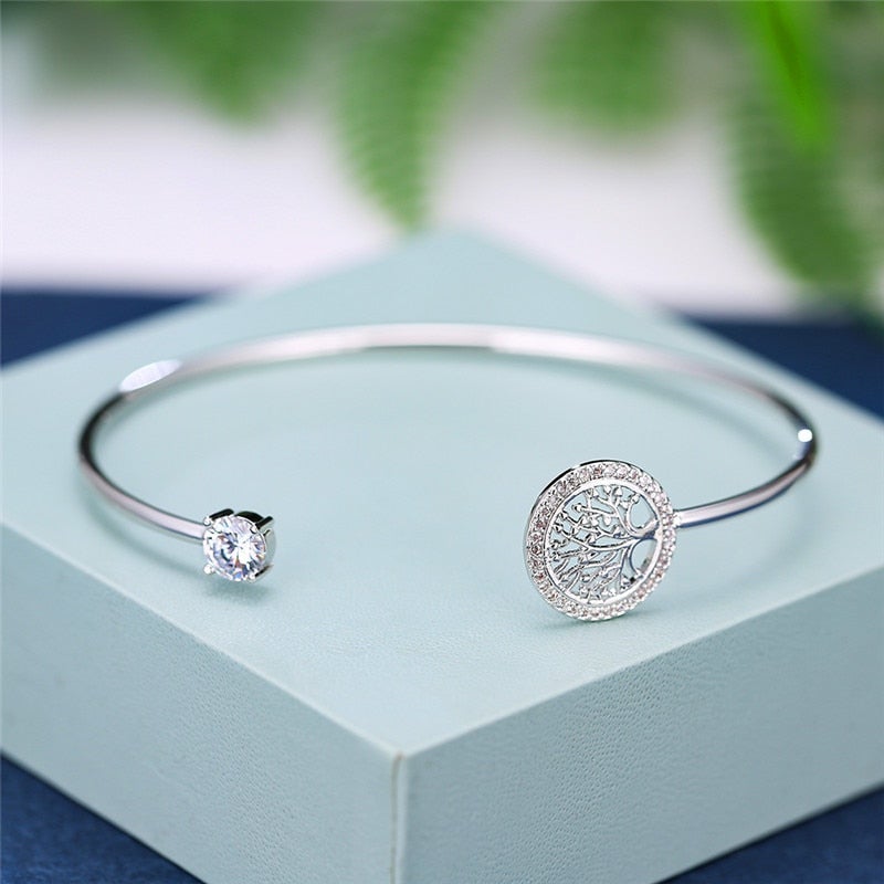 Gold Tree of Life Bangle